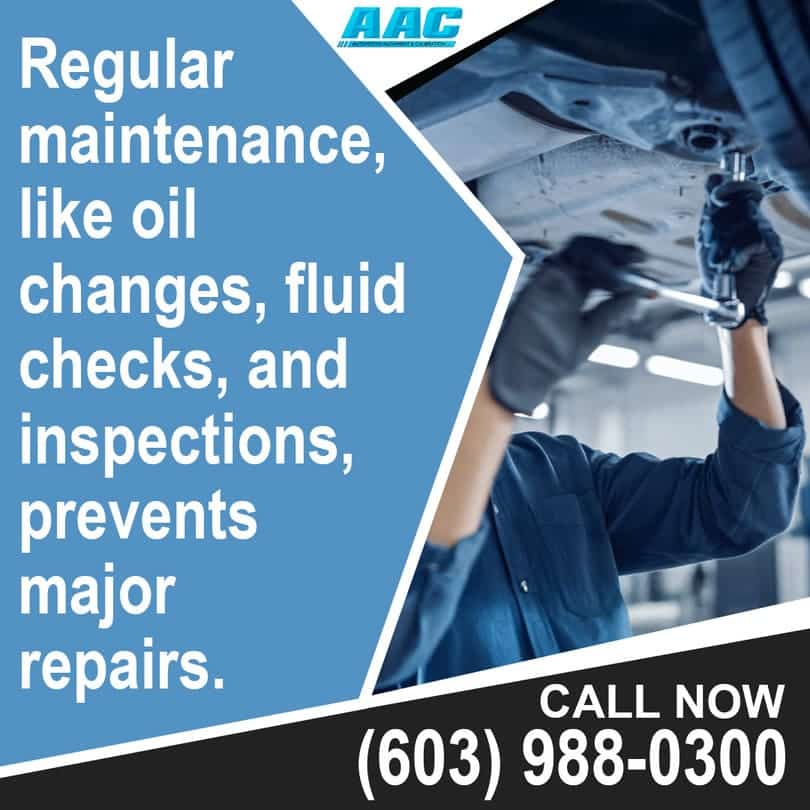 Mechanic doing maintenance