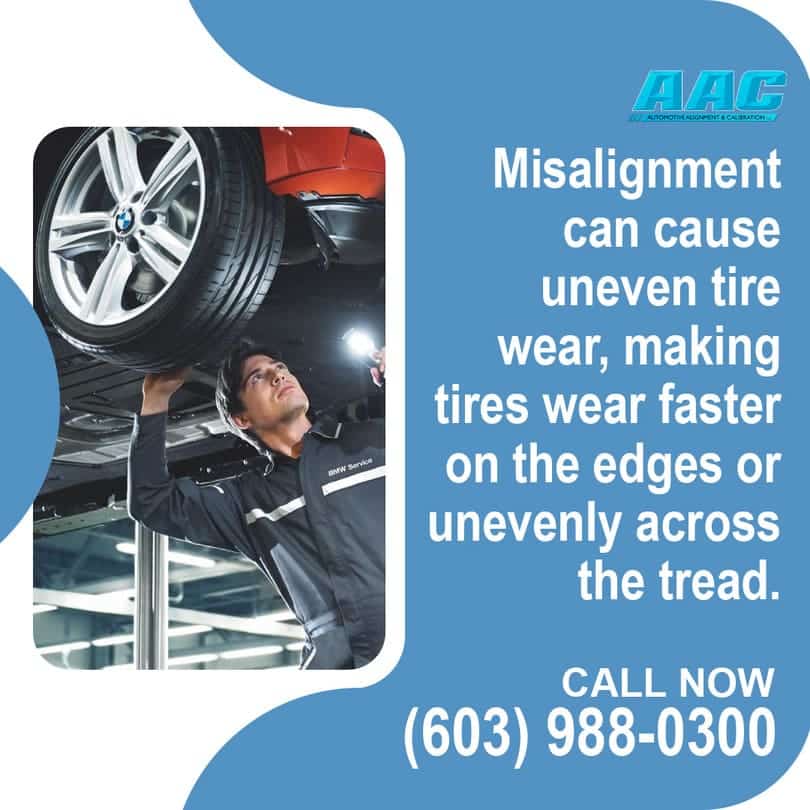 Technician Fixing Misaligned wheel