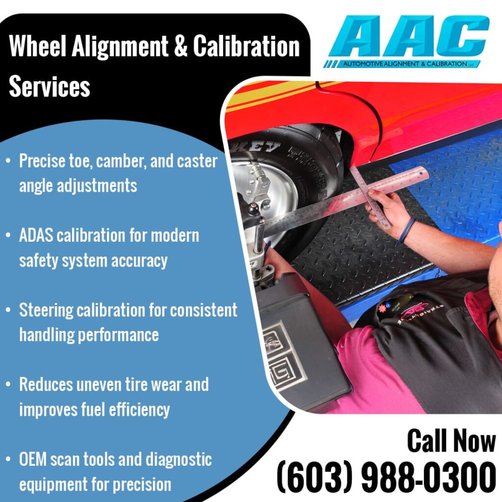 Wheel alignment and calibration services