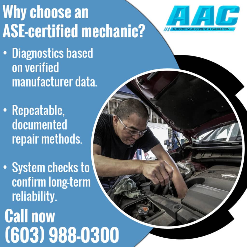 ASE-certified mechanic